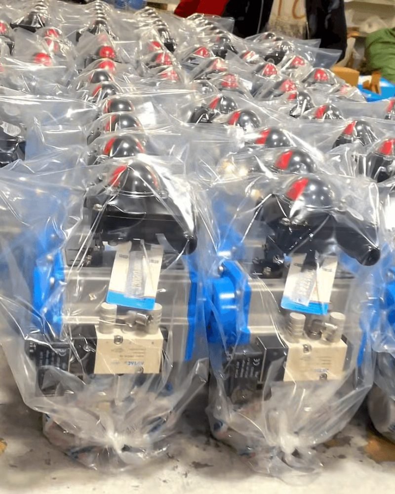 Pneumatic valve producing